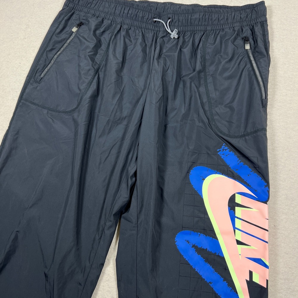 Nike Sportswear Jogger Pants Women's XXL‎ Black Swoosh Logo Athletic Spell Out
